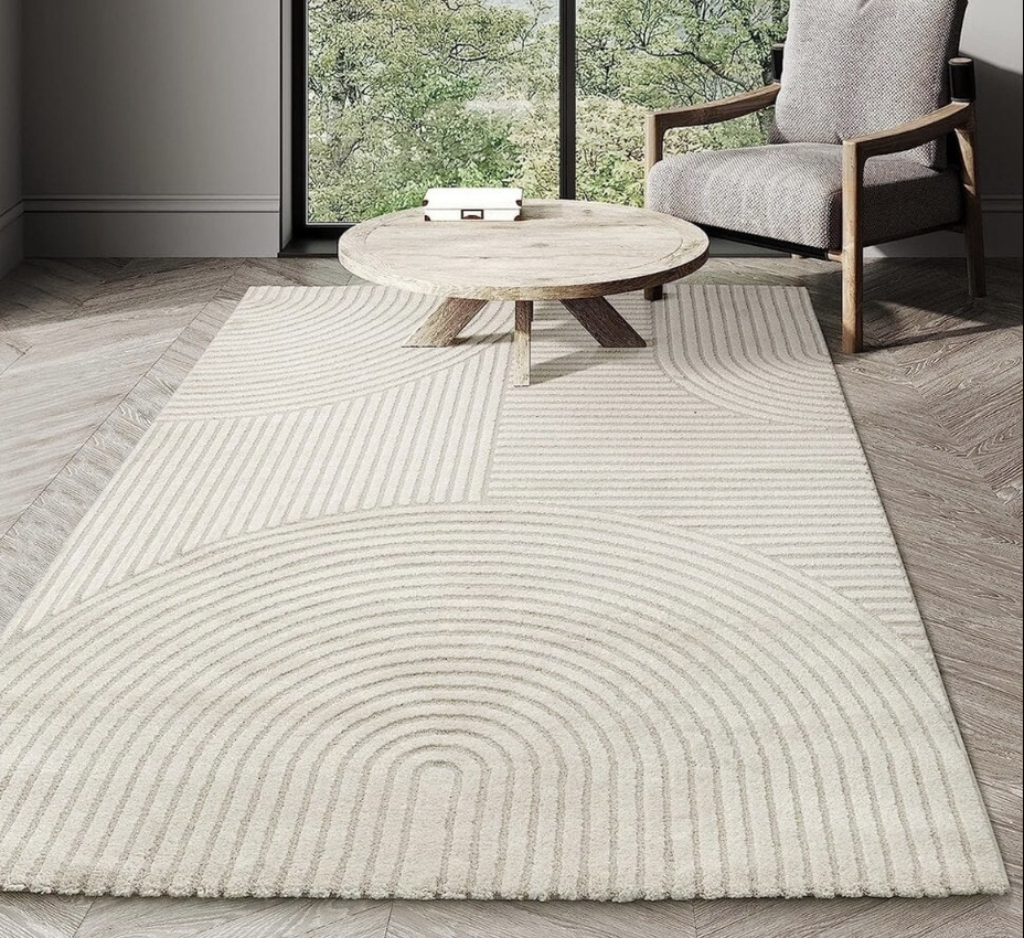 Japandi style rug -