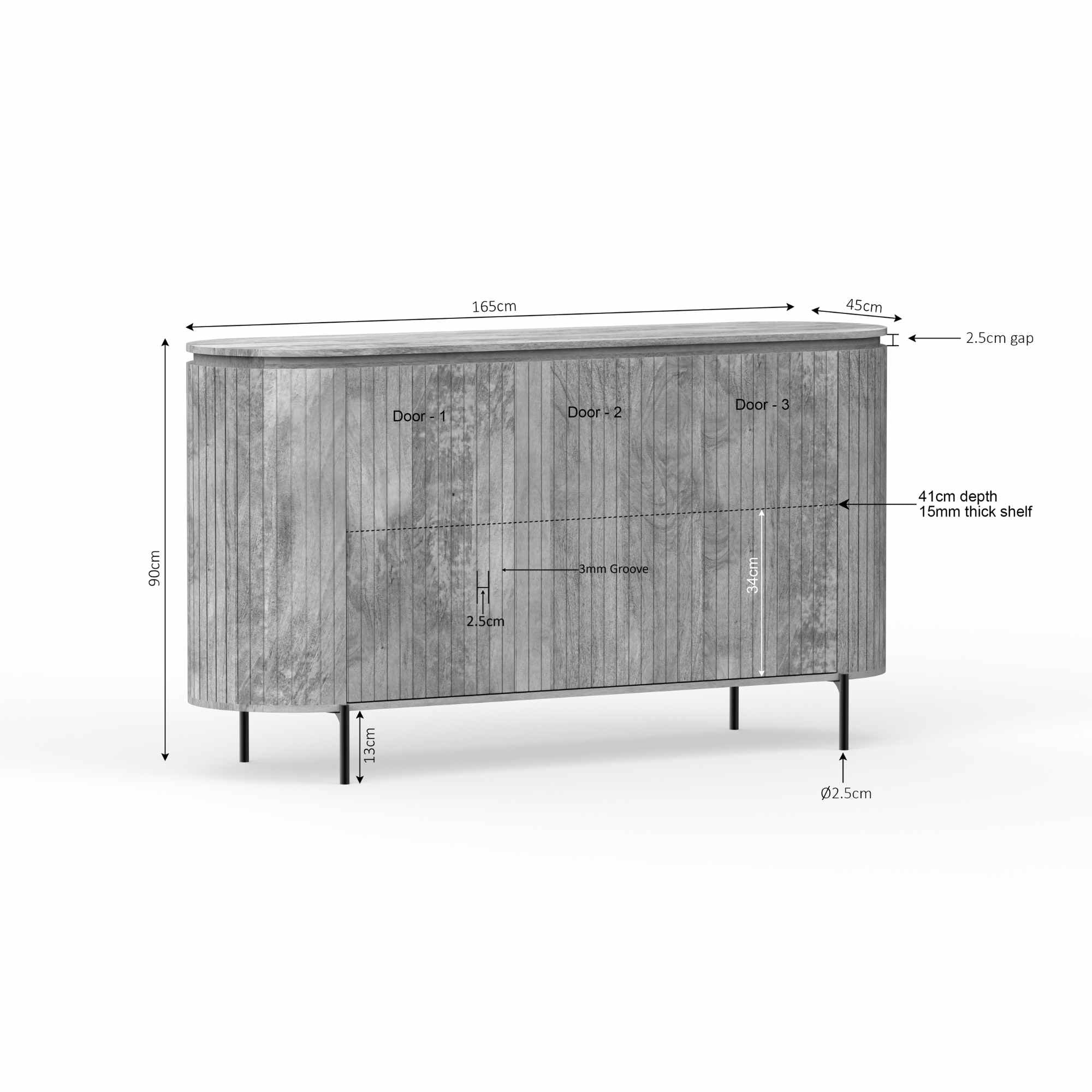 The Tokyo Dressoir 165cm-
